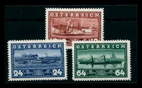 OESTERREICH 1937 Nr 639-641 postfrisch (400966)