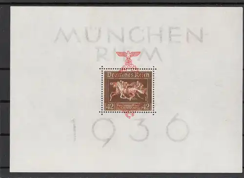 DEUTSCHES REICH 1937 Bl.10 postfrisch (213617)