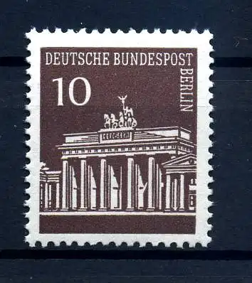 BERLIN 1966 PLATTENFEHLER Nr 286 II postfrisch (214237)