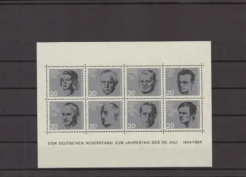 BUND 1964 Bl.3 postfrisch (221642)