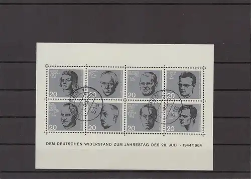 BUND 1964 Bl.3 gestempelt (221645)