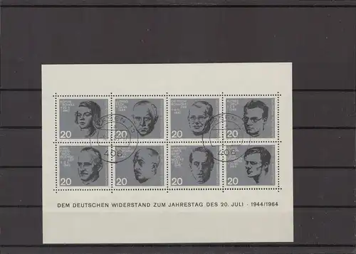 BUND 1964 Bl.3 gestempelt (221646)