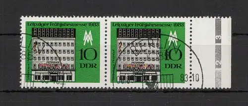 DDR 1983 PLATTENFEHLER Nr 2779 III gestempelt (213461)