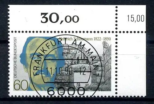 BUND 1990 Nr 1480 KBWZ gestempelt (216766)