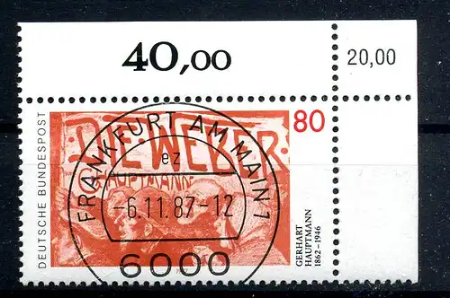 BUND 1987 Nr 1344 KBWZ gestempelt (216768)