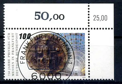 BUND 1990 Nr 1452 KBWZ gestempelt (216769)