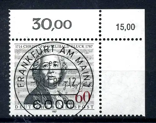 BUND 1987 Nr 1343 KBWZ gestempelt (216771)