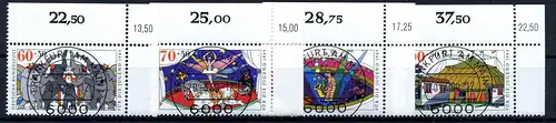 BUND 1989 Nr 1411-1414 KBWZ gestempelt (216777)