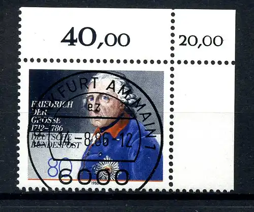 BUND 1986 Nr 1292 KBWZ gestempelt (216800)