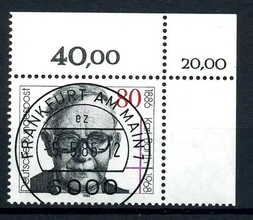 BUND 1986 Nr 1282 KBWZ gestempelt (216801)