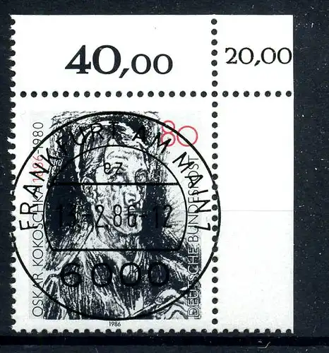 BUND 1986 Nr 1272 KBWZ gestempelt (216802)