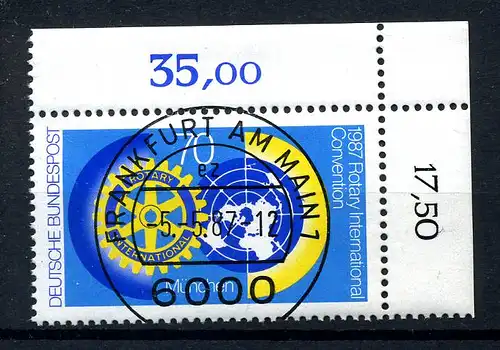 BUND 1987 Nr 1327 KBWZ gestempelt (217128)