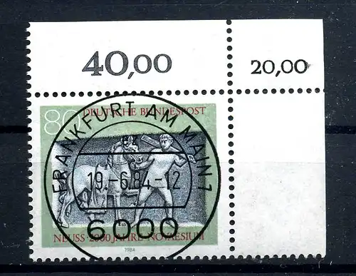 BUND 1984 Nr 1218 KWBZ gestempelt (217133)