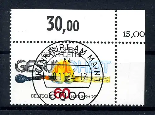 BUND 1984 Nr 1232 KWBZ gestempelt (217137)