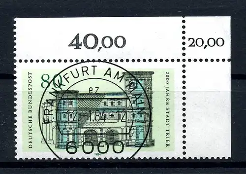 BUND 1984 Nr 1197 KWBZ gestempelt (217138)