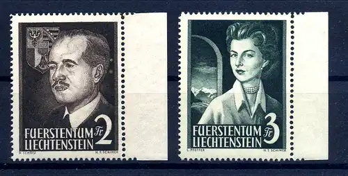 LIECHTENSTEIN 1955 Nr 332-333 postfrisch (214137)