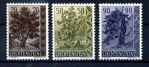 LIECHTENSTEIN 1958 Nr 371-373 postfrisch (216865)