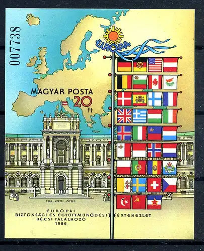 UNGARN 1981 Bl. 187B postfrisch (221791)