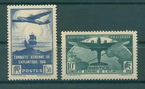 FRANKREICH 1936 Nr 326-327 postfrisch (223257)