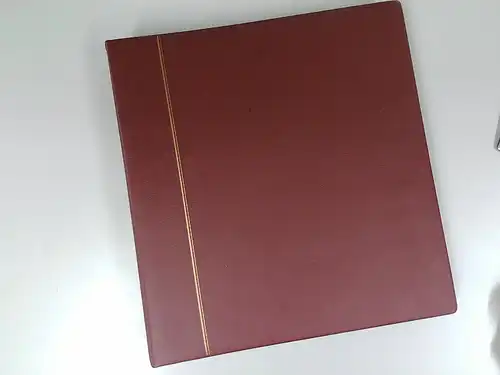 LINDNER Ringbinder Dunkelrot mit 27 Einsteckseiten (800159)