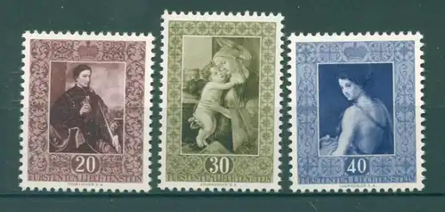 LIECHTENSTEIN 1952 Nr 306-308 postfrisch (223157)