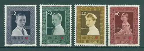 LIECHTENSTEIN 1955 Nr 338-341 postfrisch (223166)