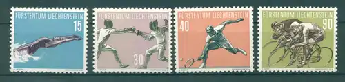 LIECHTENSTEIN 1958 Nr 365-368 postfrisch (223172)