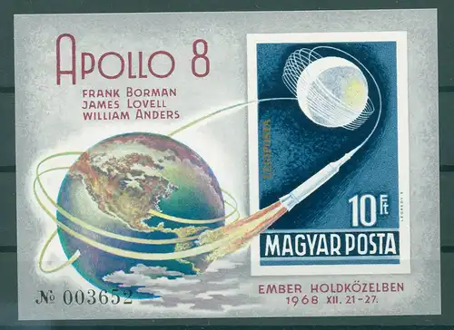 UNGARN 1969 Bl. 68B postfrisch (224642)