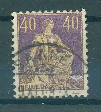 SCHWEIZ 1908 Nr 101 gestempelt (225633)