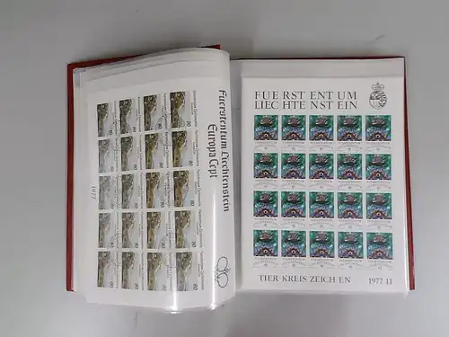 Liechtenstein Posten/Sammlung Kleinbögen postfrisch/gestempelt (800174)