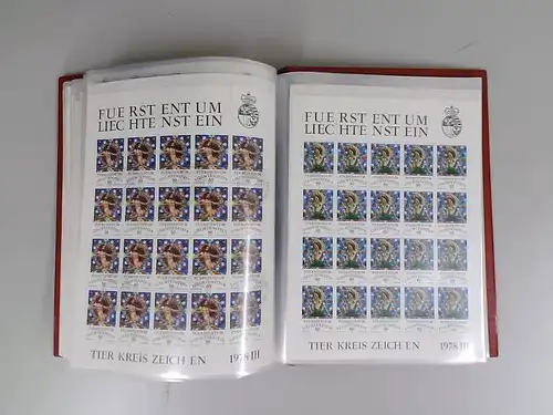 Liechtenstein Posten/Sammlung Kleinbögen postfrisch/gestempelt (800174)