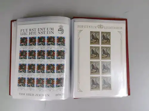 Liechtenstein Posten/Sammlung Kleinbögen postfrisch/gestempelt (800174)