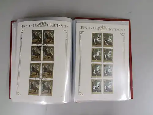 Liechtenstein Posten/Sammlung Kleinbögen postfrisch/gestempelt (800174)