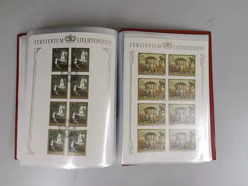 Liechtenstein Posten/Sammlung Kleinbögen postfrisch/gestempelt (800174)