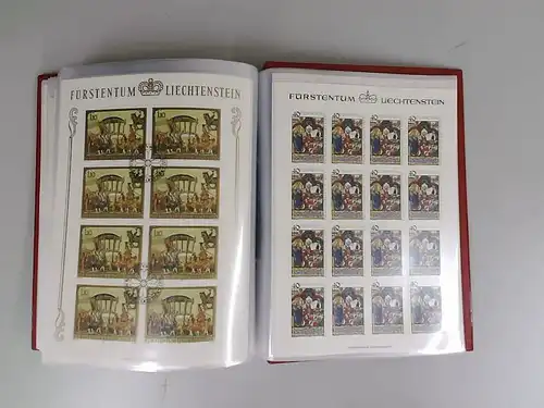 Liechtenstein Posten/Sammlung Kleinbögen postfrisch/gestempelt (800174)