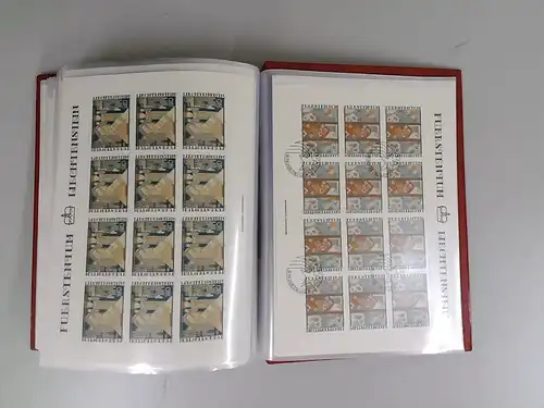 Liechtenstein Posten/Sammlung Kleinbögen postfrisch/gestempelt (800174)