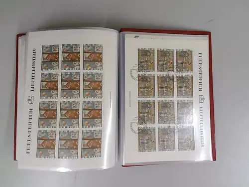 Liechtenstein Posten/Sammlung Kleinbögen postfrisch/gestempelt (800174)