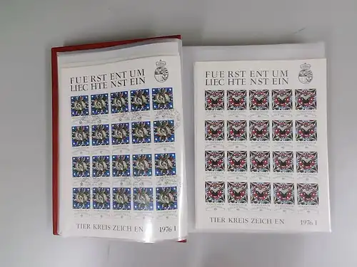 Liechtenstein Posten/Sammlung Kleinbögen postfrisch/gestempelt (800174)