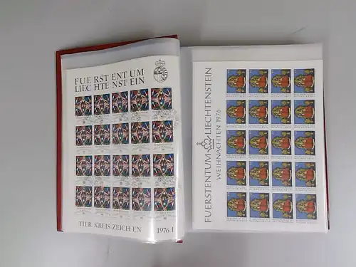 Liechtenstein Posten/Sammlung Kleinbögen postfrisch/gestempelt (800174)