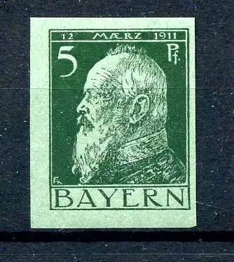BAYERN 1911 Nr 77PU postfrisch (220761)