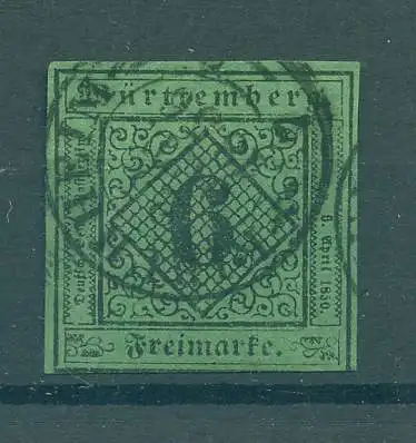 WUERTTEMBERG 1851 Nr 3 gestempelt (227057)
