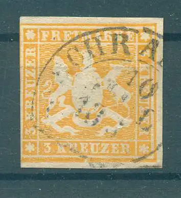 WUERTTEMBERG 1859 Nr 12 gestempelt (227065)
