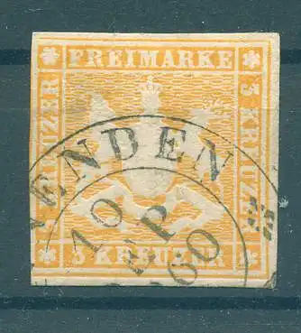 WUERTTEMBERG 1859 Nr 12 gestempelt (227066)