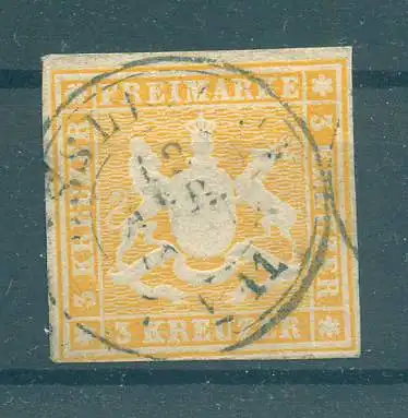 WUERTTEMBERG 1859 Nr 12 gestempelt (227067).