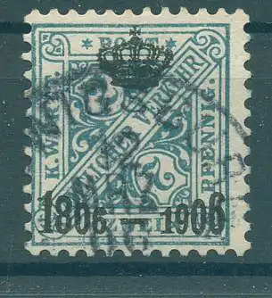 WUERTTEMBERG 1906 Nr 217 gestempelt (227038)