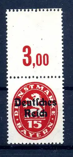 DEUTSCHES REICH 1920 Nr D36 postfrisch (214215)