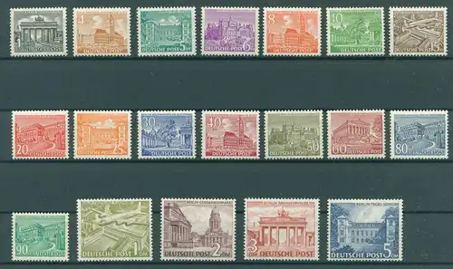 BERLIN 1949 Nr 42-60 postfrisch (222641)