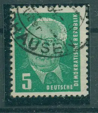 DDR 1952 PLATTENFEHLER Nr 322 I gestempelt (228251)