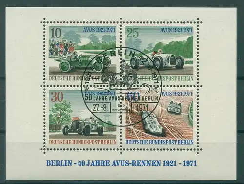 BERLIN 1971 Block 3 gestempelt (228533)