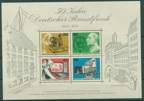 BERLIN 1973 Block 4 postfrisch (228534)